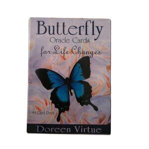 Butterfly Oracle Cards For Life Changes By Doreen Virtue  44-Card Deck With Guid